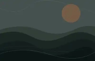 제주 풍경을 상징하는 편집 일러스트